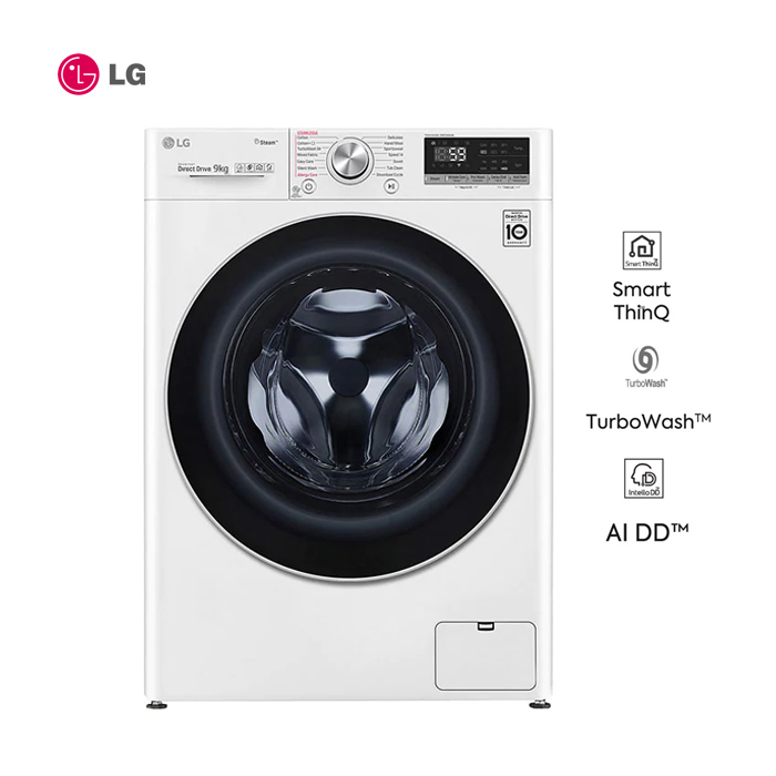 LG Mesin Cuci Front Loading 9 KG - FV1409S3W  